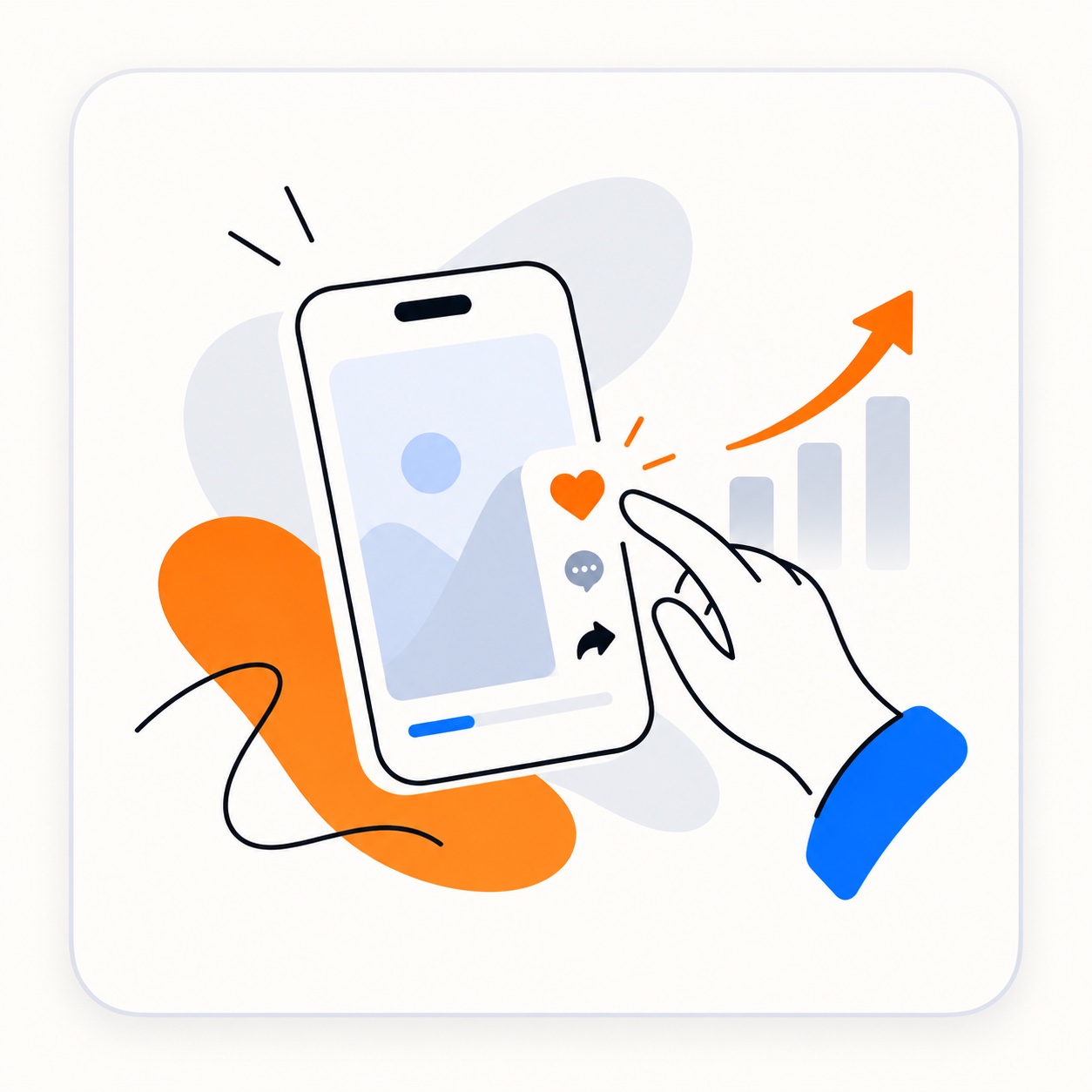 Instagram post receiving likes and increased visibility